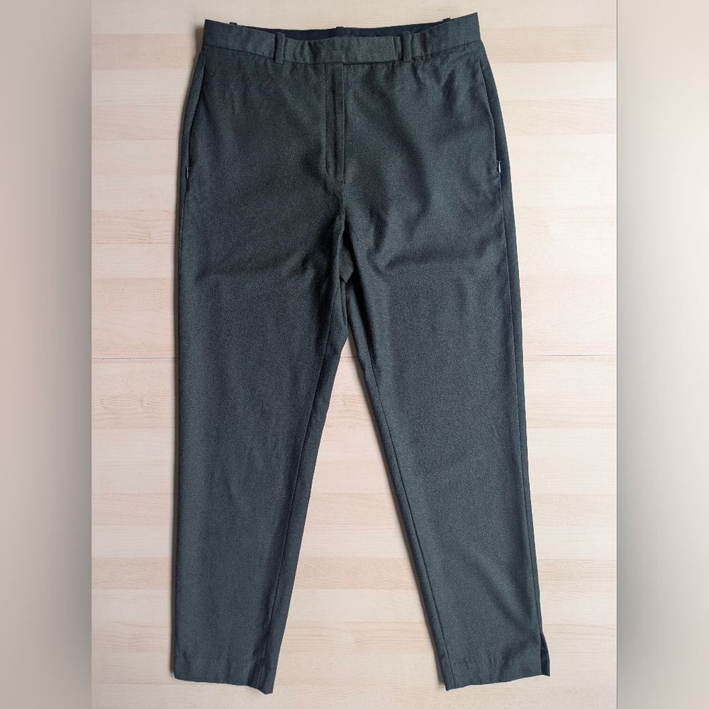 Theory Dress Pant‎ in Olive Green Sz 8 Wear to Work Workwear